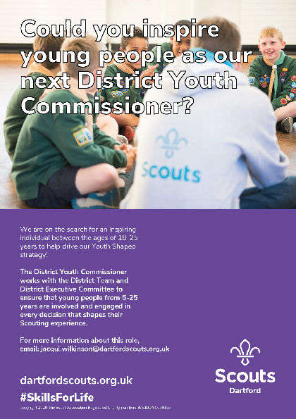 District Youth Commissioners required to help shape our District