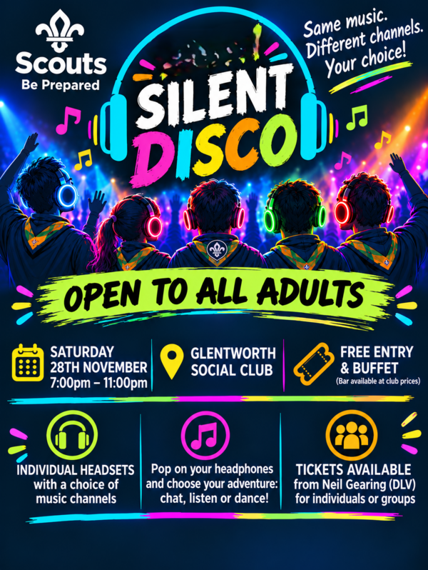Silent disco poster